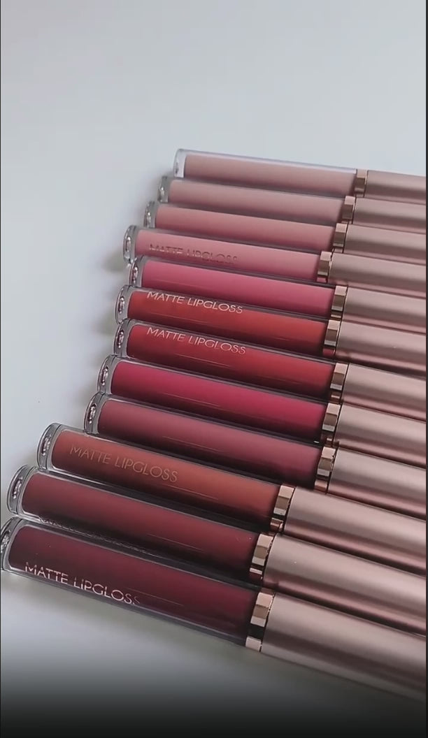 Brillo Labial Mate Terciopelo Tus 12 Labiales Perfectos en Un Solo Set